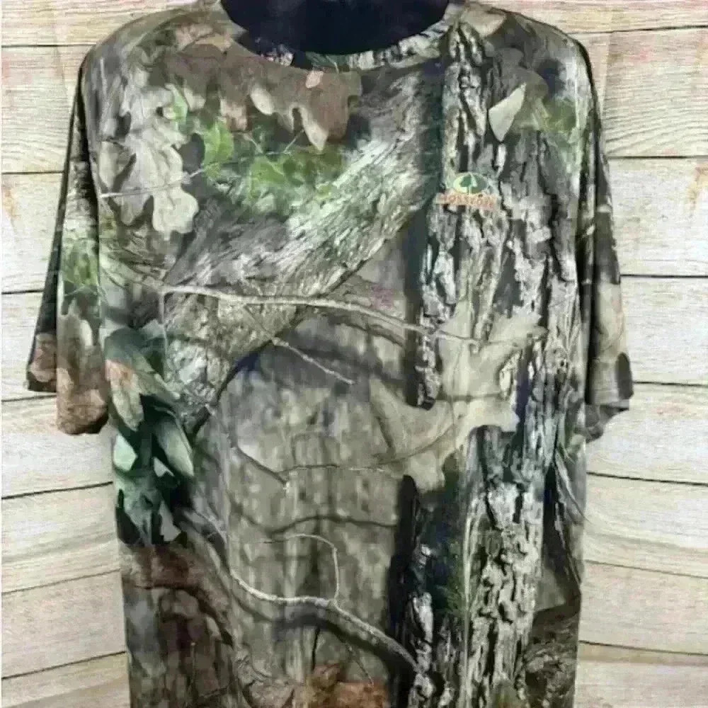 Mossy Oak Mens Outdoor Short Sleeve shirt size 2XL
